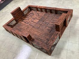 Estructura casa/almacén Warlock muro bajo 6x8