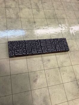 Pieza Warlock Baldosa 4x1 (pieza a doble cara, madera/piedra)