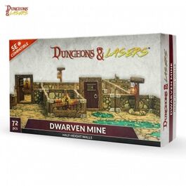 Dungeons & Lasers - Dwarven Mine Half-Height Walls - EN Dungeons & Lasers - Dwarven Mine Half-Height Walls - EN