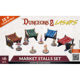 MARKET STALLS SET - DUNGEONS & LASERS MARKET STALLS SET - DUNGEONS & LASERS