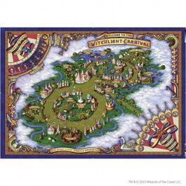 D&D Icons of the Realms: The Domain of Prismeer and The Witchlight Carnival Wall Map D&D Icons of the Realms: The Domain of Prismeer and The Witchlight Carnival Wall Map