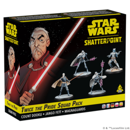 Star Wars Shatterpoint TWICE THE PRIDE COUNT DOOKU SQUAD PACK Star Wars Shatterpoint TWICE THE PRIDE COUNT DOOKU SQUAD PACK