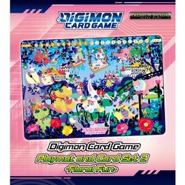 Digimon Card Game Playmat and Card Set 2 Floral Fun PB-09 - EN Digimon Card Game Playmat and Card Set 2 Floral Fun PB-09 - EN