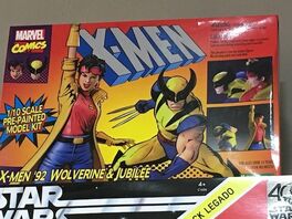 X-Men '92 Wolverine & Jubilee (pack 2 estatuas, pintadas)