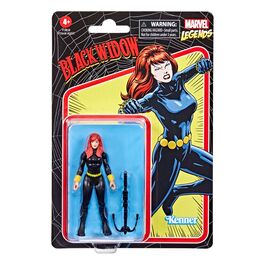 Marvel Legends Retro Collection Figura 2022 Black Widow 10 cm Marvel Legends Retro Collection Figura 2022 Black Widow 10 cm