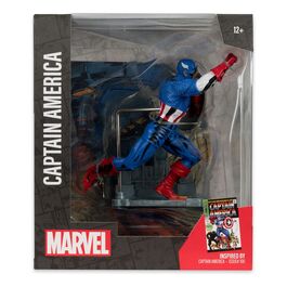 Marvel Collection Estatua PVC 1/10 Captain America (Captain America #100) 12 cm Marvel Collection Estatua PVC 1/10 Captain America (Captain America #100) 12 cm