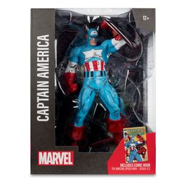 Marvel PVC Estatua PVC 1/6 Captain America (The Amazing Spider-Man #323) 28 cm Marvel PVC Estatua PVC 1/6 Captain America (The Amazing Spider-Man #323) 28 cm