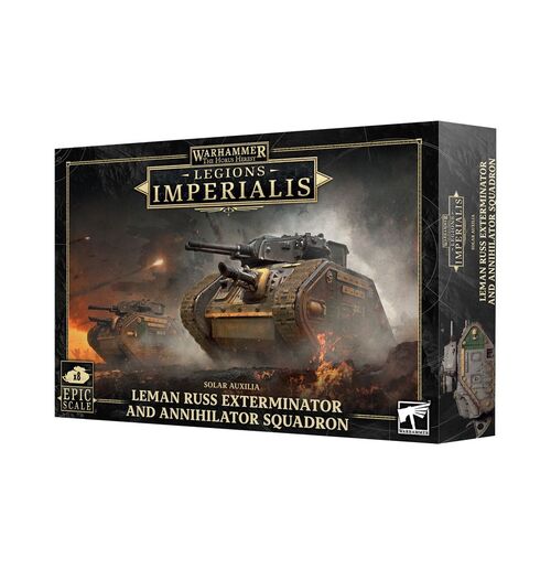 LEGIONS IMPERIALIS: ESCUADRÓN DE LEMAN RUSS EXTERMINATOR Y ANNIHILATOR