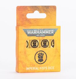 WARHAMMER 40000: IMPERIAL FISTS DICE WARHAMMER 40000: IMPERIAL FISTS DICE