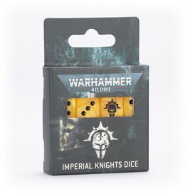 WARHAMMER 40000 IMPERIAL KNIGHT DICE WARHAMMER 40000 IMPERIAL KNIGHT DICE