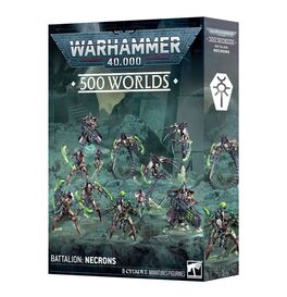 Warhammer 40.000 500 Worlds: Batallón de Necrones Warhammer 40.000 500 Worlds: Batallón de Necrones