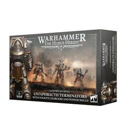 Cataphractii Terminators con Volkite Chargers y Power Mauls Cataphractii Terminators con Volkite Chargers y Power Mauls