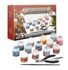 WARHAMMER AGE OF SIGMAR: PINTURAS + SET DE HERRAMIENTAS WARHAMMER AGE OF SIGMAR: PINTURAS + SET DE HERRAMIENTAS