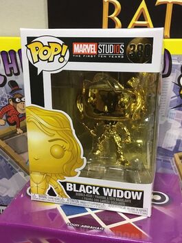 Funko POP! Marvel Studios 10 - Black Widow (Chrome)
