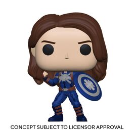 ¿Qué pasaría si...? POP! Animation Vinyl Figura Captain Carter (Stealth) 9 cm