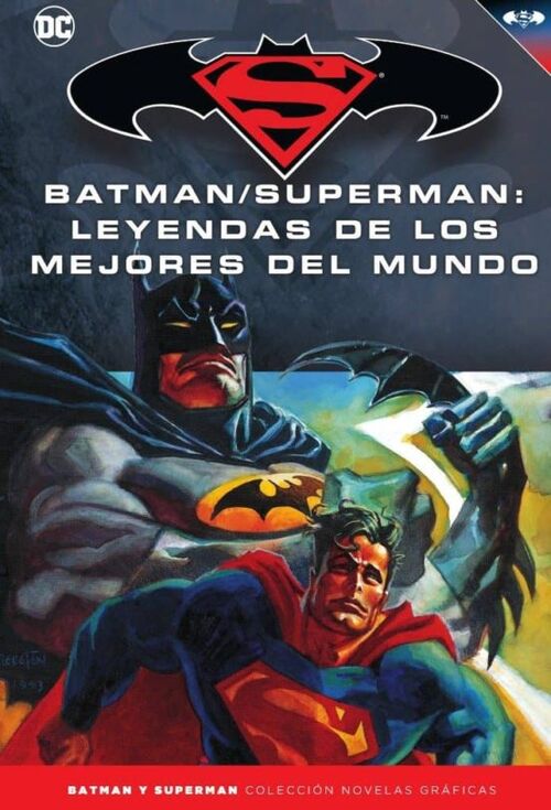 BATMAN Y SUPERMAN - COLECCIÓN NOVELAS GRÁFICAS NÚM. 52: LEYENDAS DE LOS MEJORES DEL MUNDO