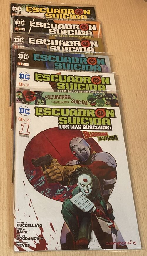 ESCUADRON SUICIDA LOS MÁS BUSCADOS DEADSHOT - KATANA (SERIE COMPLETA DEL 1 AL 6)