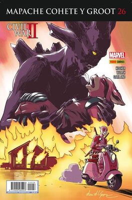 Mapache Cohete y Groot 26