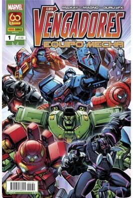 LOS VENGADORES 130 / 01 EQUIPO MECHA