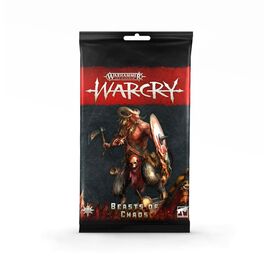 Warcry: pack de cartas de Beasts of Chaos Warcry: pack de cartas de Beasts of Chaos