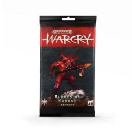 Warcry: cartas de Blades of Khorne Daemons Warcry: cartas de Blades of Khorne Daemons