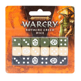 Warhammer AoS Warcry Rotmire Creed Dice Set Warhammer AoS Warcry Rotmire Creed Dice Set