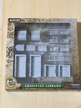 D&D / Dungeons / Pathfinder Unpainted Minis: Archivist Library D&D / Dungeons / Pathfinder Unpainted Minis: Archivist Library
