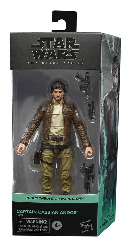 Star Wars Rogue One Black Series Figura 2021 Captain Cassian Andor 15 cm