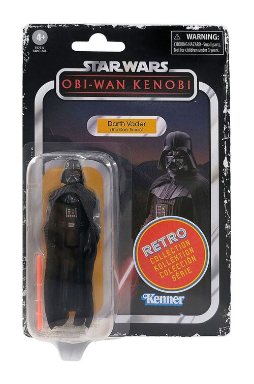 Star Wars: Obi-Wan Kenobi Retro Collection Figura 2022 Darth Vader (The Dark Times) 10 cm