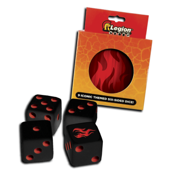 Legion: Square D6 Tin - Fire