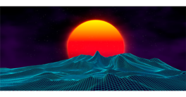KRAKEN WARGAMES GAMING MAT - RETRO SUN KRAKEN WARGAMES GAMING MAT - RETRO SUN