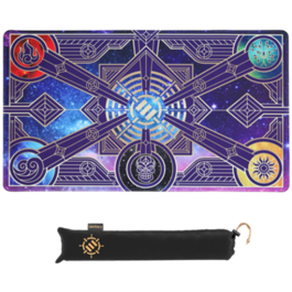 ENHANCE TRADING CARD GAMES TCG PLAYMAT WITH STITCHED EDGES (STARS) ENHANCE TRADING CARD GAMES TCG PLAYMAT WITH STITCHED EDGES (STARS)