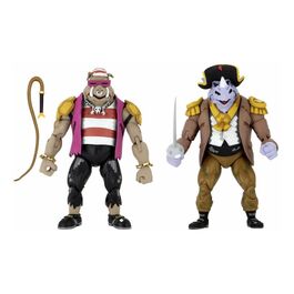 TMNT Tortugas Ninja: Turtles in Time Pack de 2 Figuras Pirate Rocksteady & Bebop 18 cm TMNT Tortugas Ninja: Turtles in Time Pack de 2 Figuras Pirate Rocksteady & Bebop 18 cm